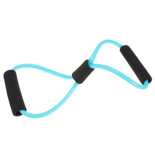 Tubo elástico de látex para yoga y tonificación (39 cm)