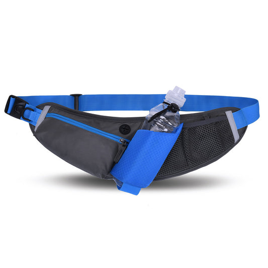 Cinturón de running con portabotella y bolsillo para móvil