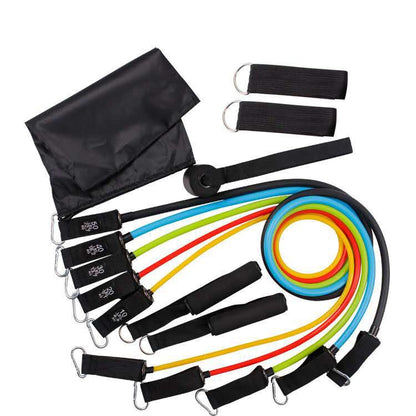 Set de tubos elásticos de 150 lb con asas y tobilleras