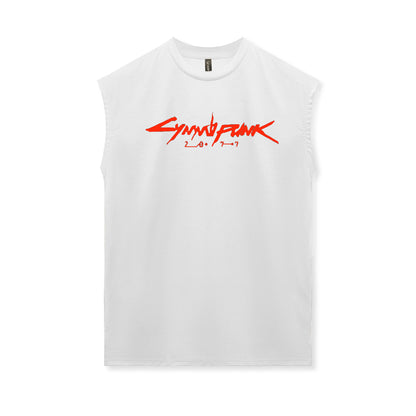 Camiseta de tirantes de gimnasio para hombre, transpirable