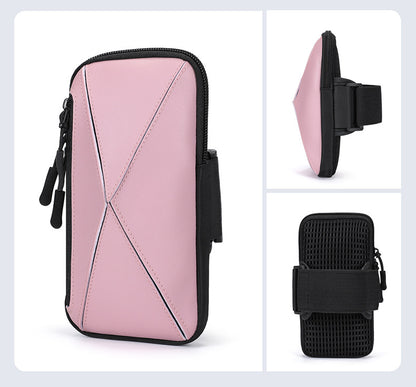 Brazalete de running impermeable de piel sintética
