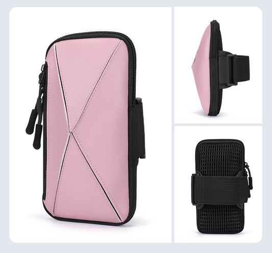 Brazalete de running impermeable de piel sintética