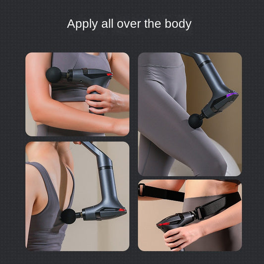 Pistola de masaje con mango extensible para espalda