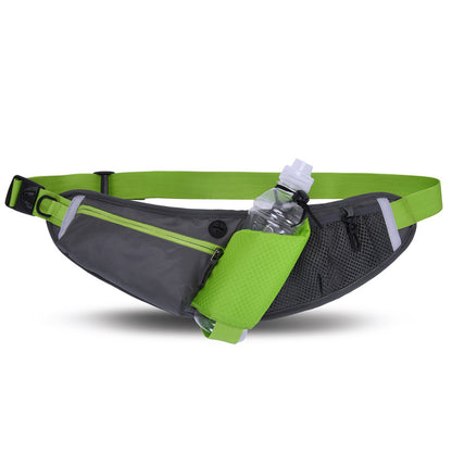 Cinturón de running con portabotella y bolsillo para móvil