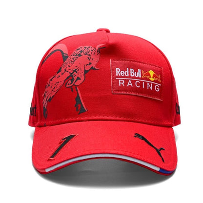 Gorra de malla de visera plana con bordado