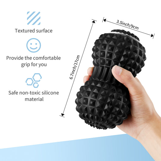 Pelota de masaje eléctrica tipo cacahuete con vibración