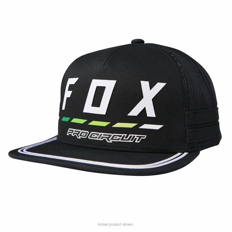 Gorra de malla de visera plana con bordado