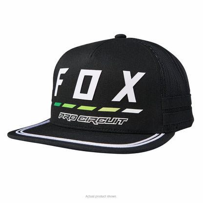 Gorra de malla de visera plana con bordado