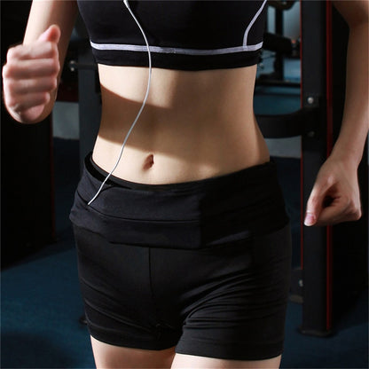 Cinturón de running elástico para móvil, unisex