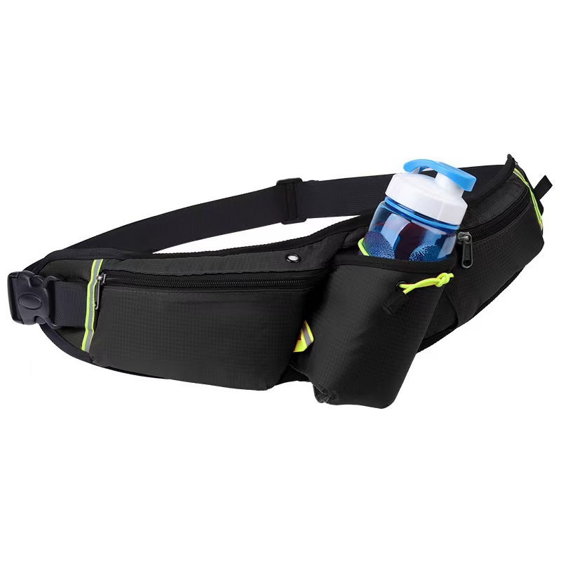 Riñonera deportiva con portabotella para correr y senderismo