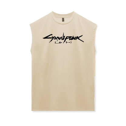 Camiseta de tirantes de gimnasio para hombre, transpirable