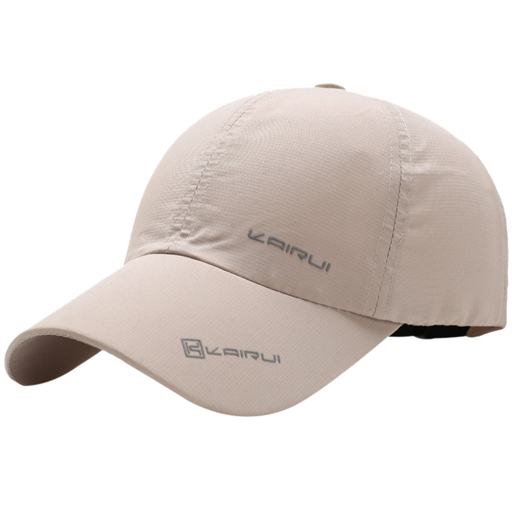 Gorra de running transpirable de secado rápido