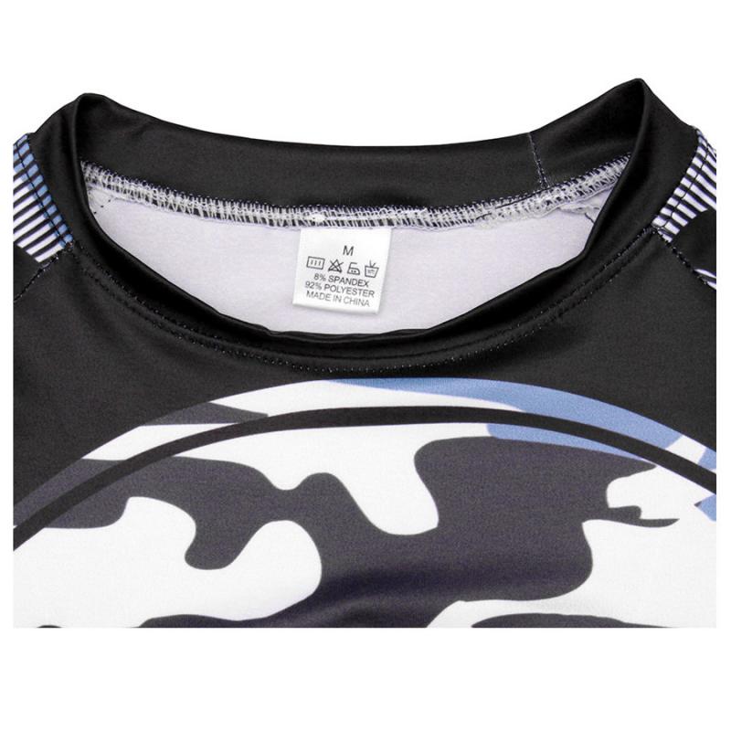 Camiseta de compresión de manga larga para hombre