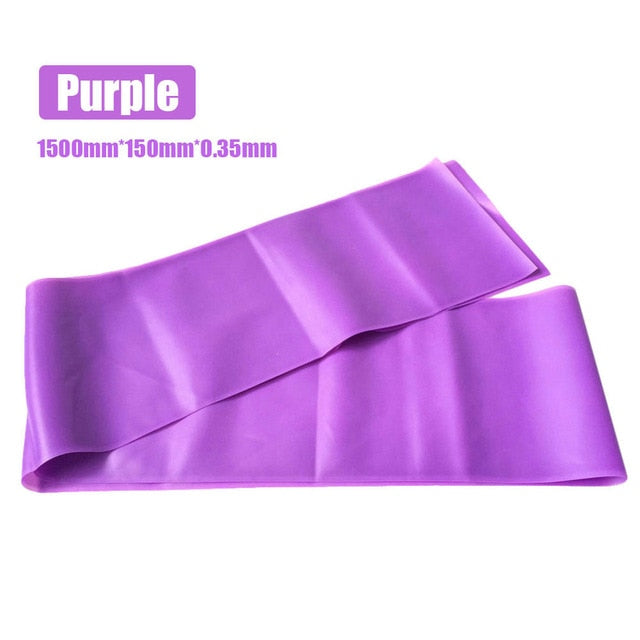 Banda elástica larga para pilates, yoga y estiramientos (150 cm)