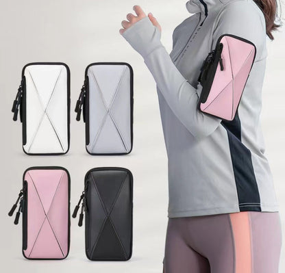 Brazalete de running impermeable de piel sintética