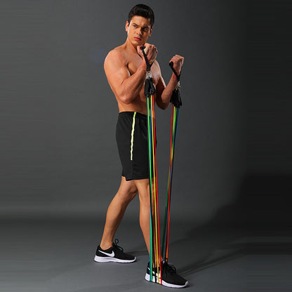 Set de tubos elásticos de 150 lb con asas y tobilleras