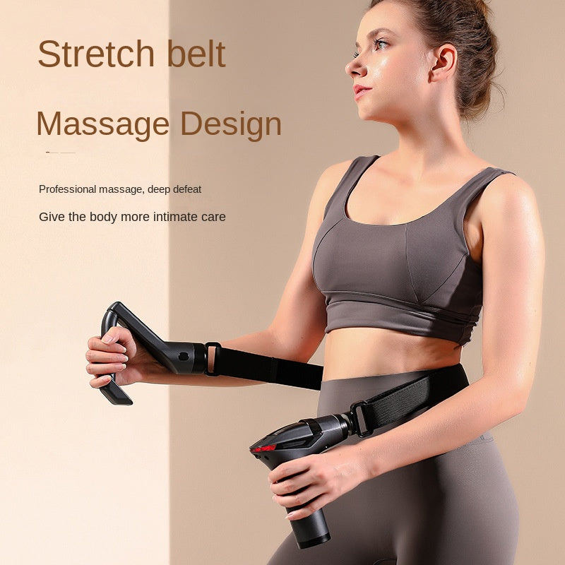 Pistola de masaje con mango extensible para espalda