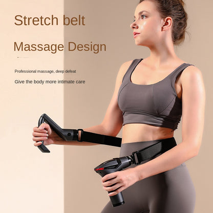 Pistola de masaje con mango extensible para espalda