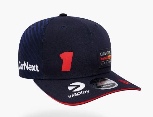 Gorra de malla de visera plana con bordado