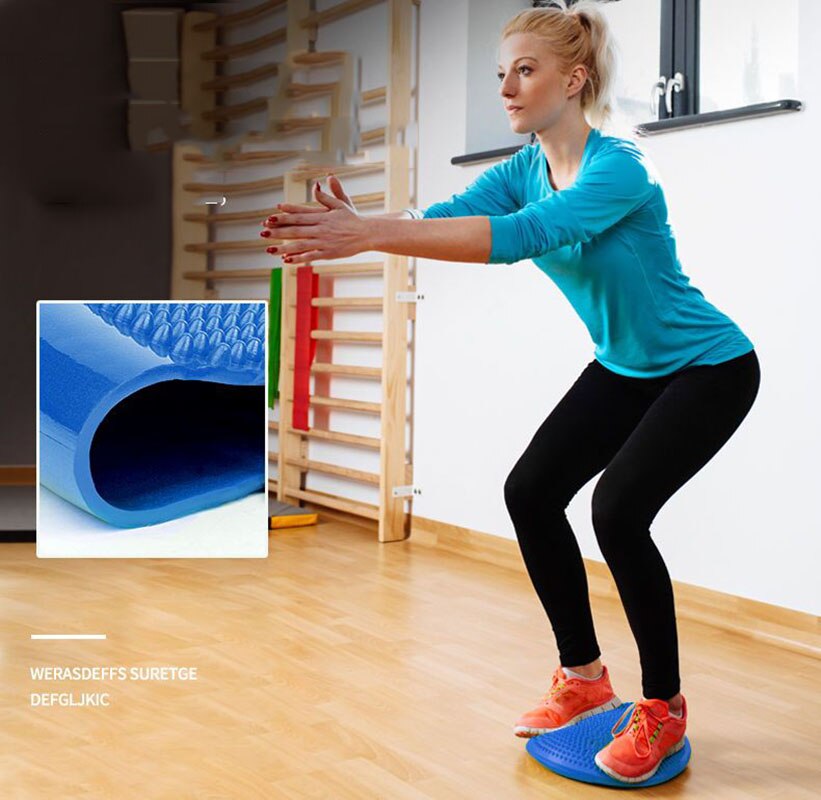 Cojín de equilibrio hinchable para core, propiocepción y yoga
