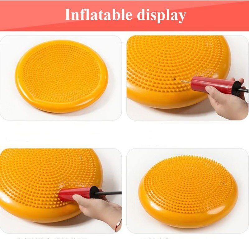 Cojín de equilibrio hinchable para core, propiocepción y yoga