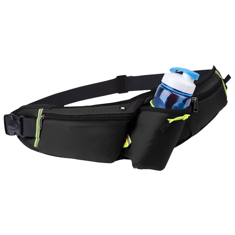 Riñonera deportiva con portabotella para correr y senderismo