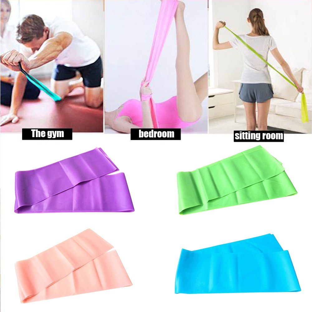 Banda elástica larga para pilates, yoga y estiramientos (150 cm)