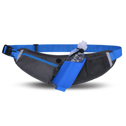 Cinturón de running con portabotella y bolsillo para móvil