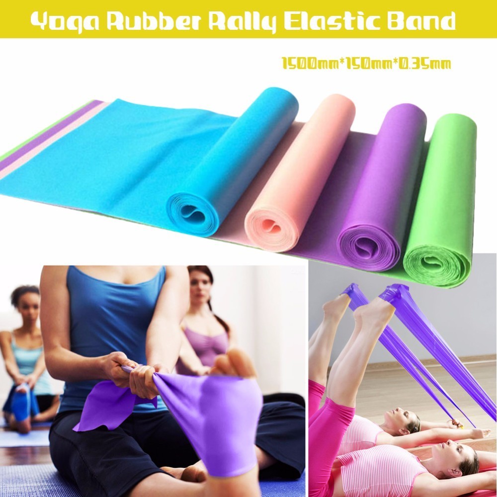 Banda elástica larga para pilates, yoga y estiramientos (150 cm)
