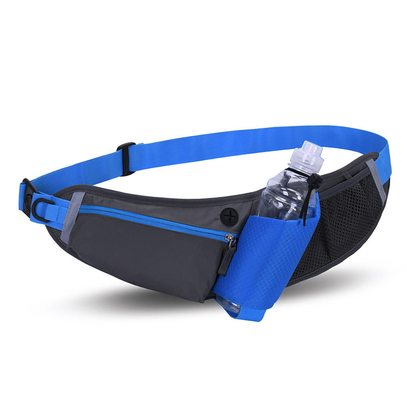 Cinturón de running con portabotella y bolsillo para móvil