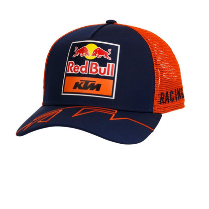 Gorra de malla de visera plana con bordado