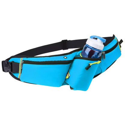 Riñonera deportiva con portabotella para correr y senderismo